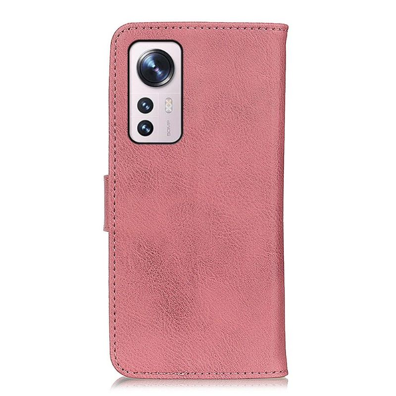 Κάλυμμα Xiaomi 12 Κάτοχος Κάρτας Khazneh Leather Effect