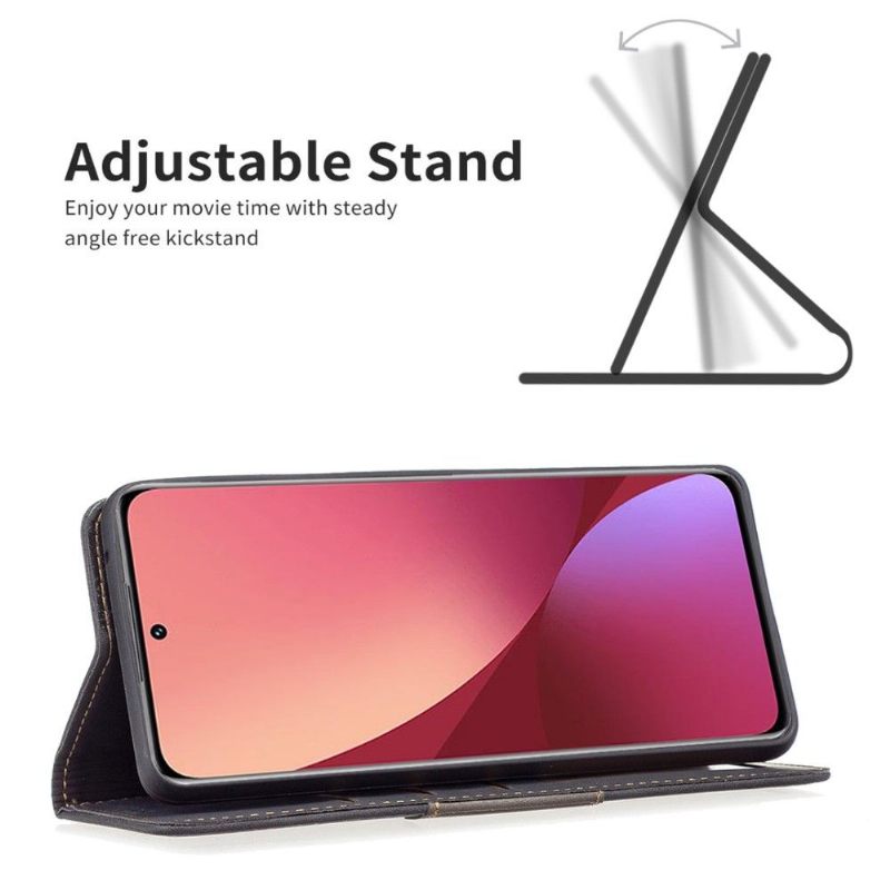 Κάλυμμα Xiaomi 12 Θήκη Flip Binfen Color Flip Faux Leather