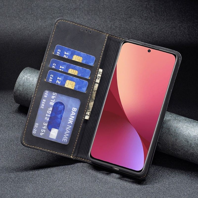 Κάλυμμα Xiaomi 12 Θήκη Flip Binfen Color Flip Faux Leather