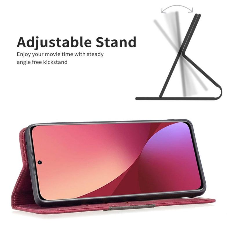 Κάλυμμα Xiaomi 12 Θήκη Flip Binfen Color Flip Faux Leather