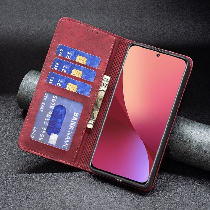 Κάλυμμα Xiaomi 12 Θήκη Flip Binfen Color Flip Faux Leather