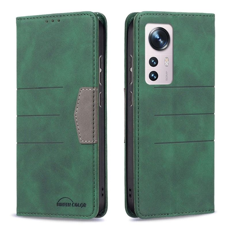 Κάλυμμα Xiaomi 12 Θήκη Flip Binfen Color Flip Faux Leather