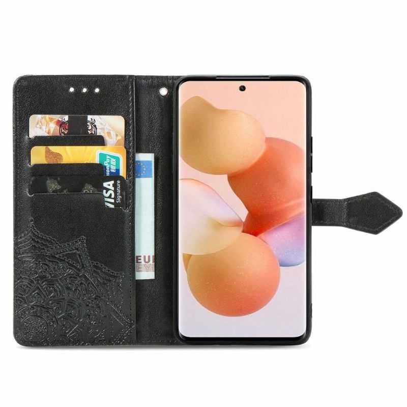 Θήκη Flip Xiaomi 12 Mandala Relief Faux Leather