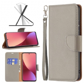 θηκη πορτοφολι Xiaomi 12 Θήκη Flip Grained Leather Effect