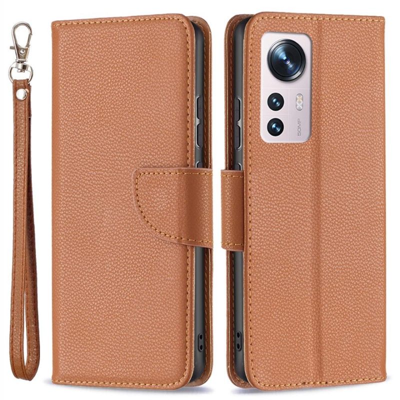 θηκη πορτοφολι Xiaomi 12 Θήκη Flip Grained Leather Effect