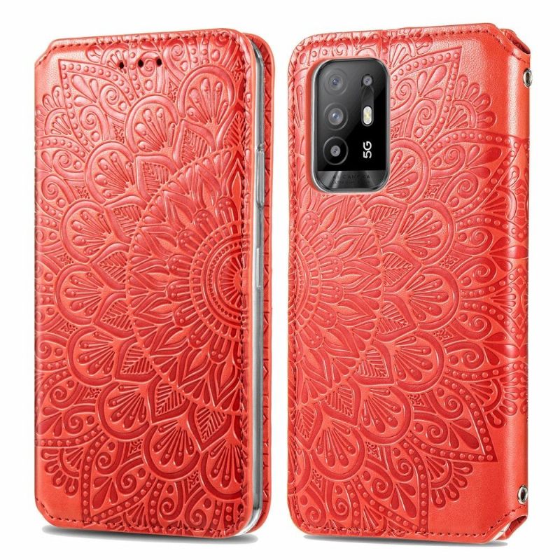 Κάλυμμα Oppo A94 5G Chic Mandala Faux Leather