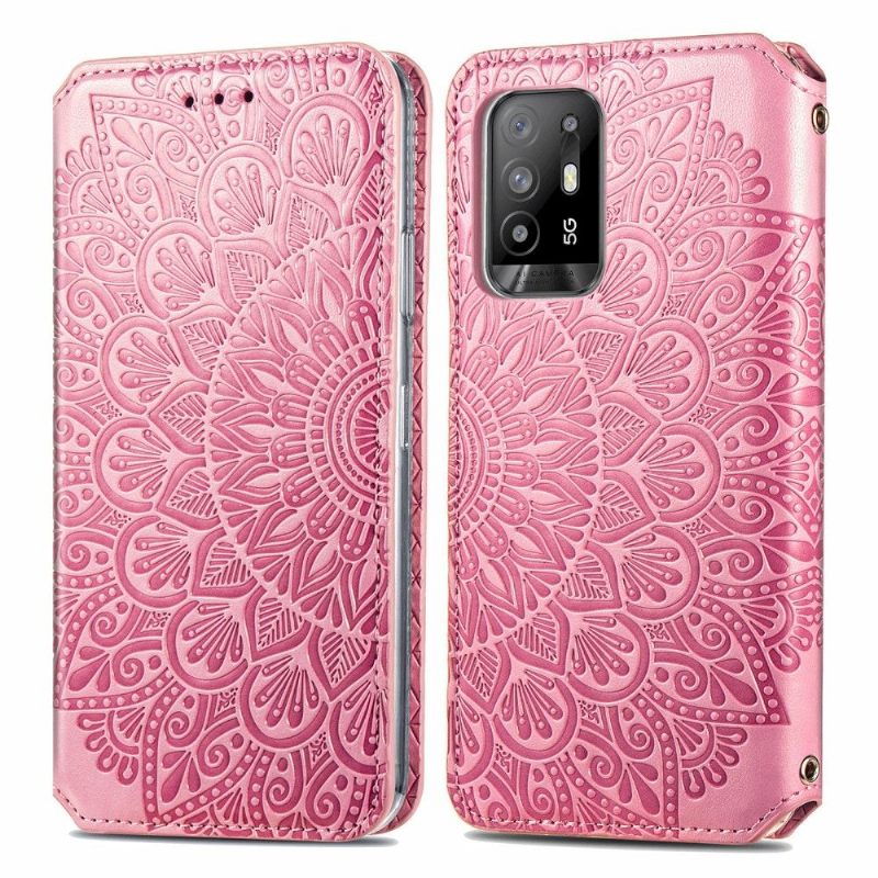 Κάλυμμα Oppo A94 5G Chic Mandala Faux Leather