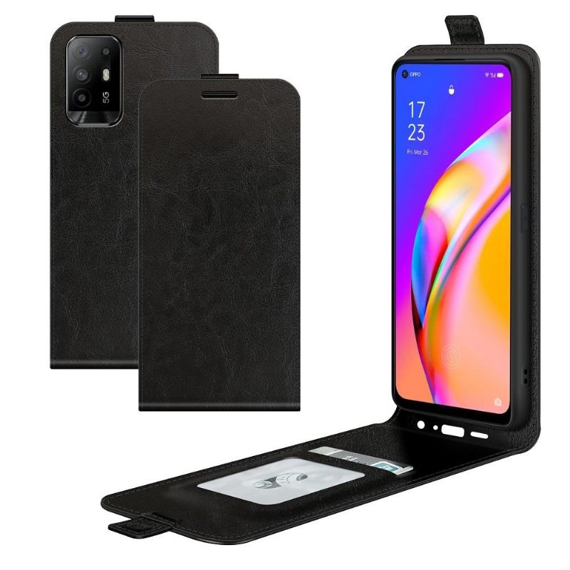 Κάλυμμα Oppo A94 5G Θήκη Flip Faux Leather Vertical