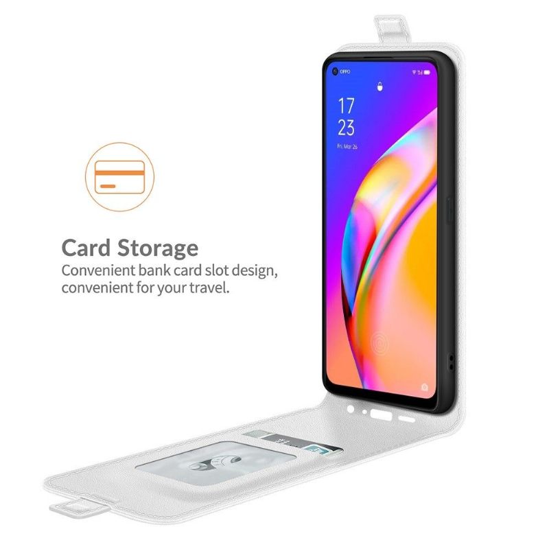 Κάλυμμα Oppo A94 5G Θήκη Flip Faux Leather Vertical