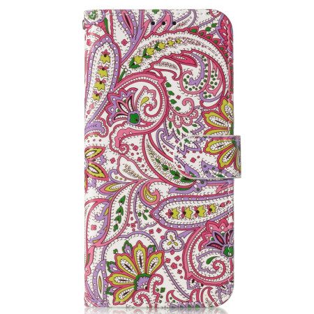 Δερματινη Θηκη Samsung Galaxy S24 Fe Paisley Pattern