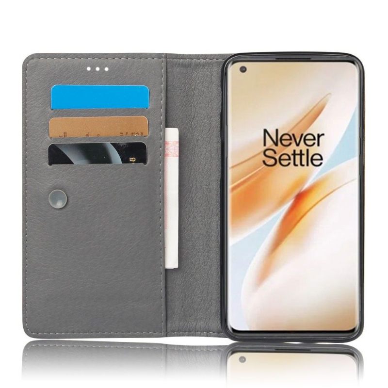 Κάλυμμα OnePlus 8 Pro Mday Style Δερμάτινη Θήκη Για Κάρτες