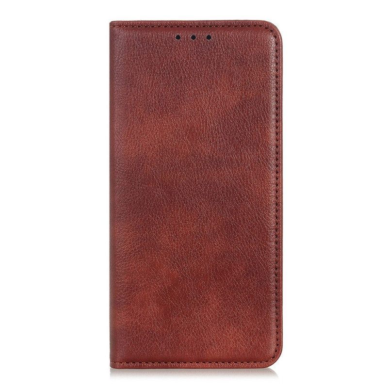 θηκη κινητου Samsung Galaxy S23 Plus 5G Θήκη Flip Litchi Split Leather