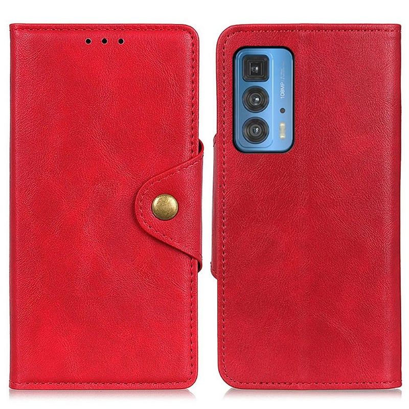 δερματινη θηκη Motorola Edge 20 Pro Full Protect Matte Faux Leather