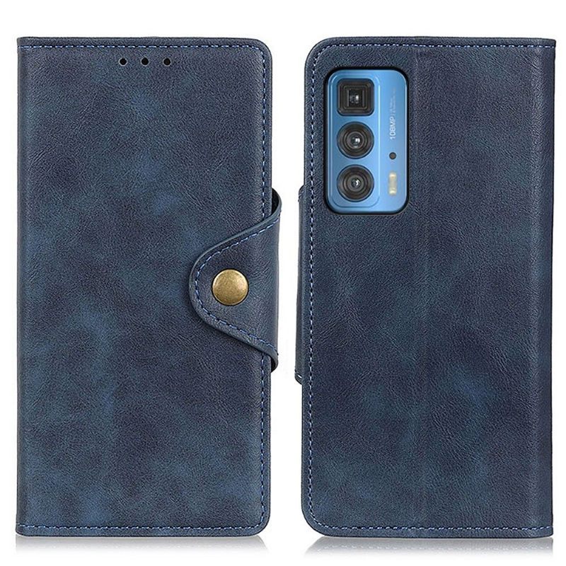 δερματινη θηκη Motorola Edge 20 Pro Full Protect Matte Faux Leather