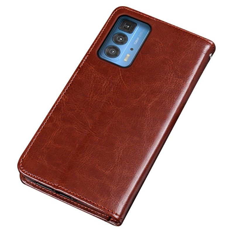 Κάλυμμα Motorola Edge 20 Pro Θήκη Flip Idewei Folio Leather Effect