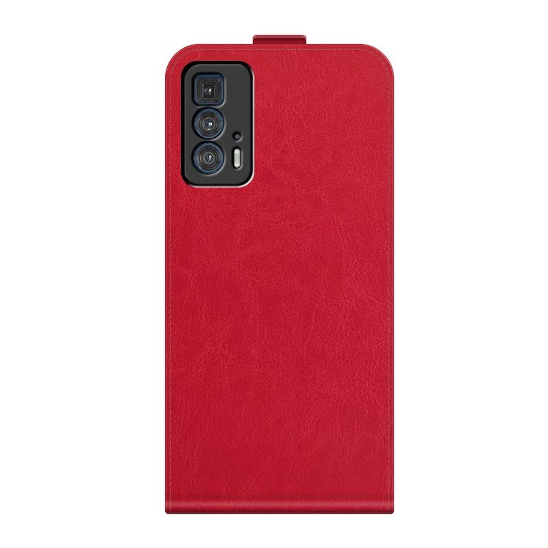 Θήκη Flip Motorola Edge 20 Pro δερματινη θηκη Faux Leather Vertical