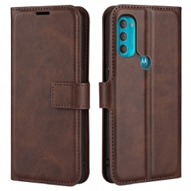 Κάλυμμα Moto G71 5G Slim Extreme Leather Effect