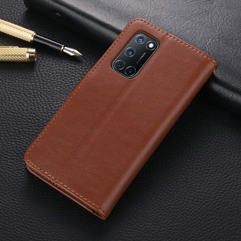 Κάλυμμα Oppo A72 Azns Retro Leather Effect