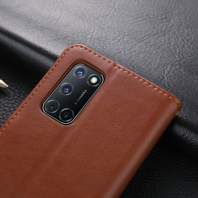 Κάλυμμα Oppo A72 Azns Retro Leather Effect