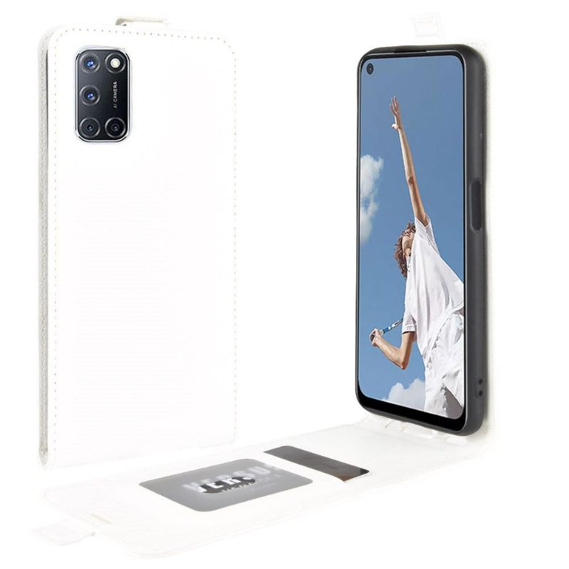 Κάλυμμα Oppo A72 Θήκη Flip Faux Leather Vertical