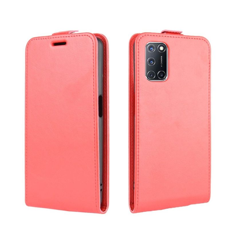 Κάλυμμα Oppo A72 Θήκη Flip Faux Leather Vertical