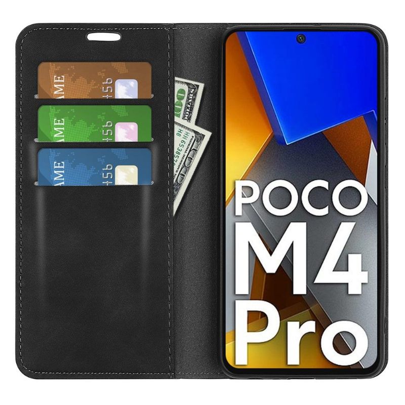 δερματινη θηκη Poco M4 Pro 4G Λειτουργική Βάση Από Συνθετικό Δέρμα