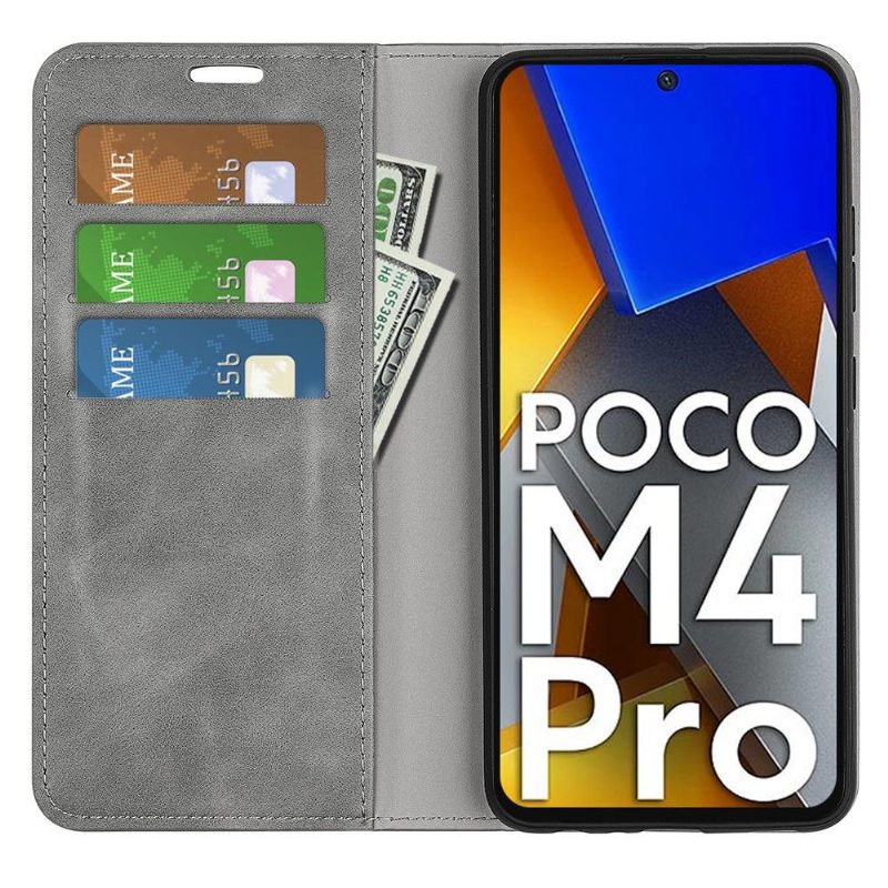 δερματινη θηκη Poco M4 Pro 4G Λειτουργική Βάση Από Συνθετικό Δέρμα