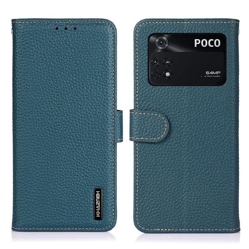 Κάλυμμα Poco M4 Pro 4G Khazneh Grained Leather