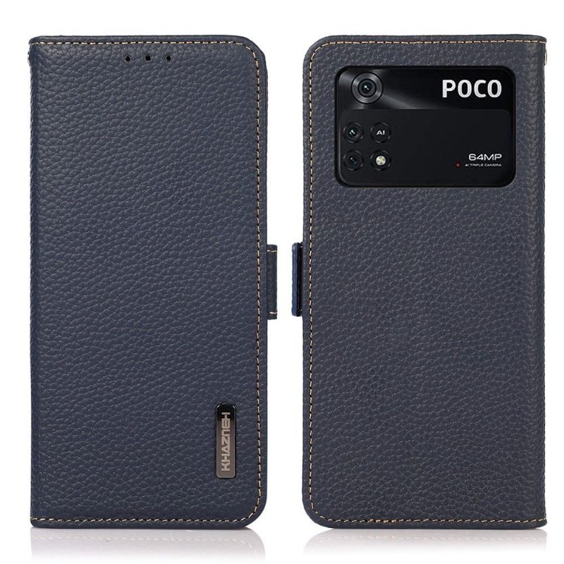 Κάλυμμα Poco M4 Pro 4G Khazneh Grained Leather First