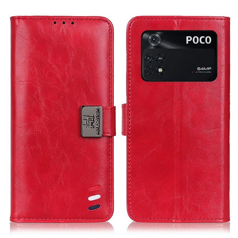 Κάλυμμα Poco M4 Pro 4G Melody Leather Effect Khazneh