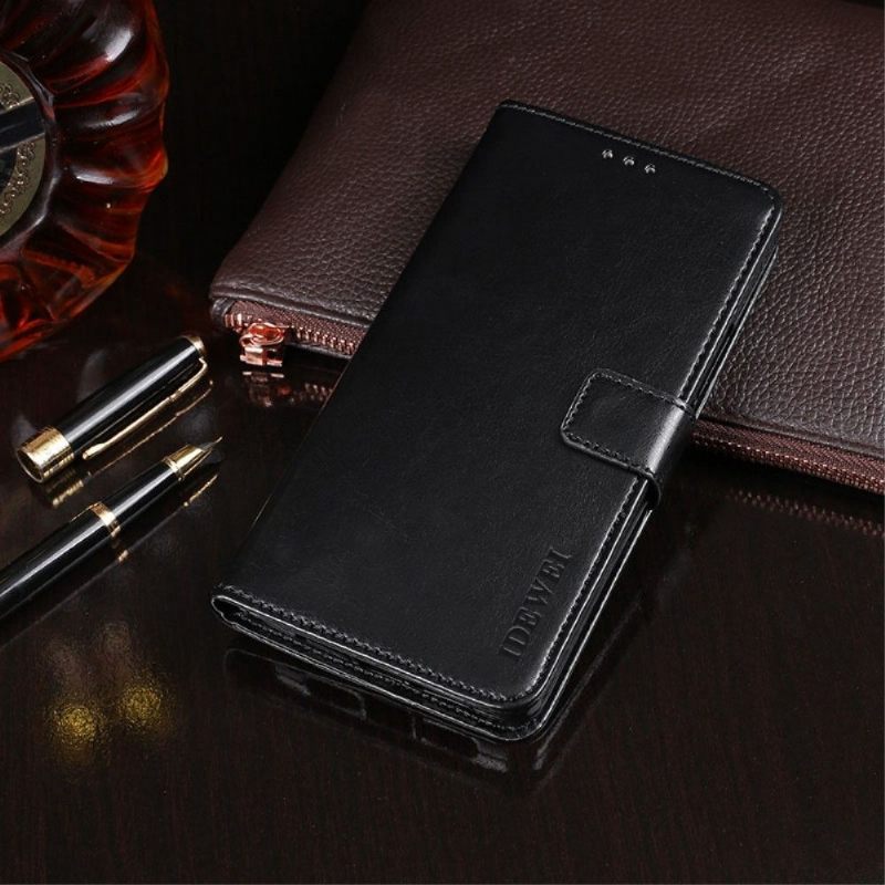 Κάλυμμα Poco M4 Pro 4G Θήκη Flip Idewei Folio Leather Effect