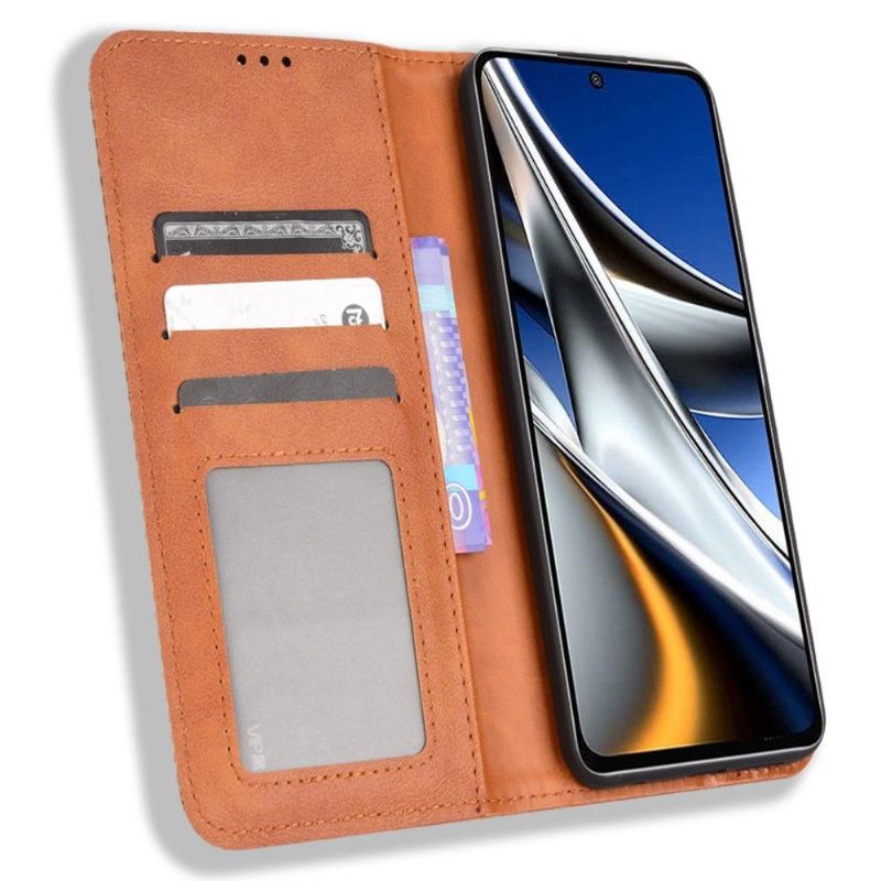 Θήκη Flip Poco M4 Pro 4G Cirénius Style Leather