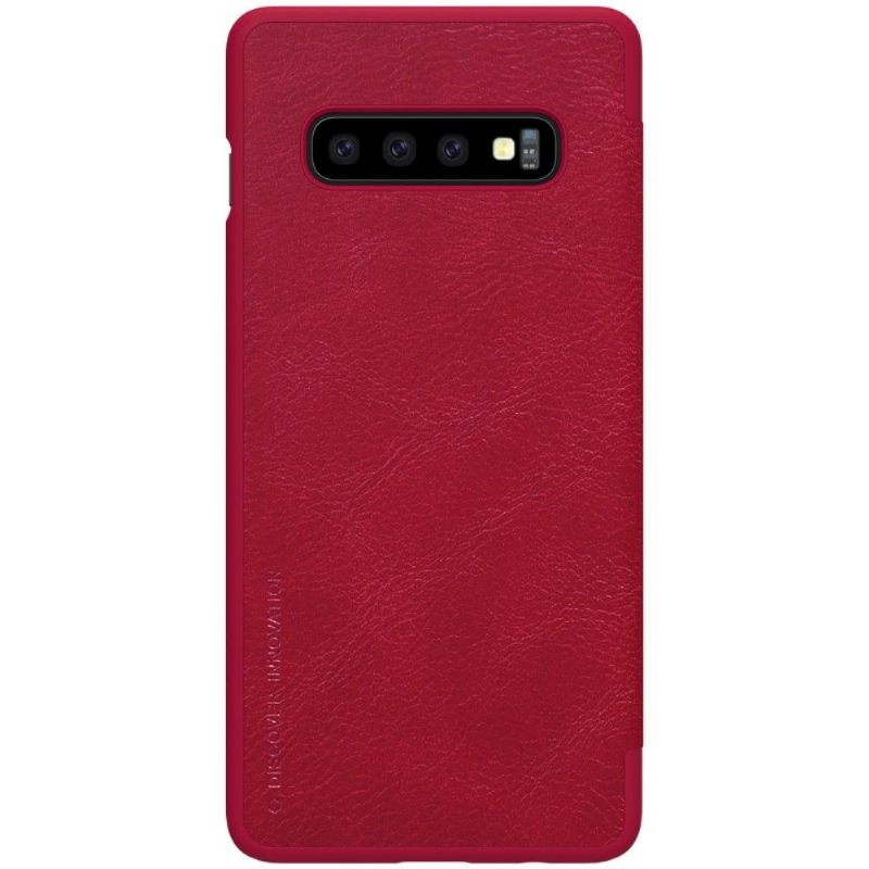 δερματινη θηκη Samsung Galaxy S10 Plus Δερμάτινο Κάλυμμα Nillkin Qin