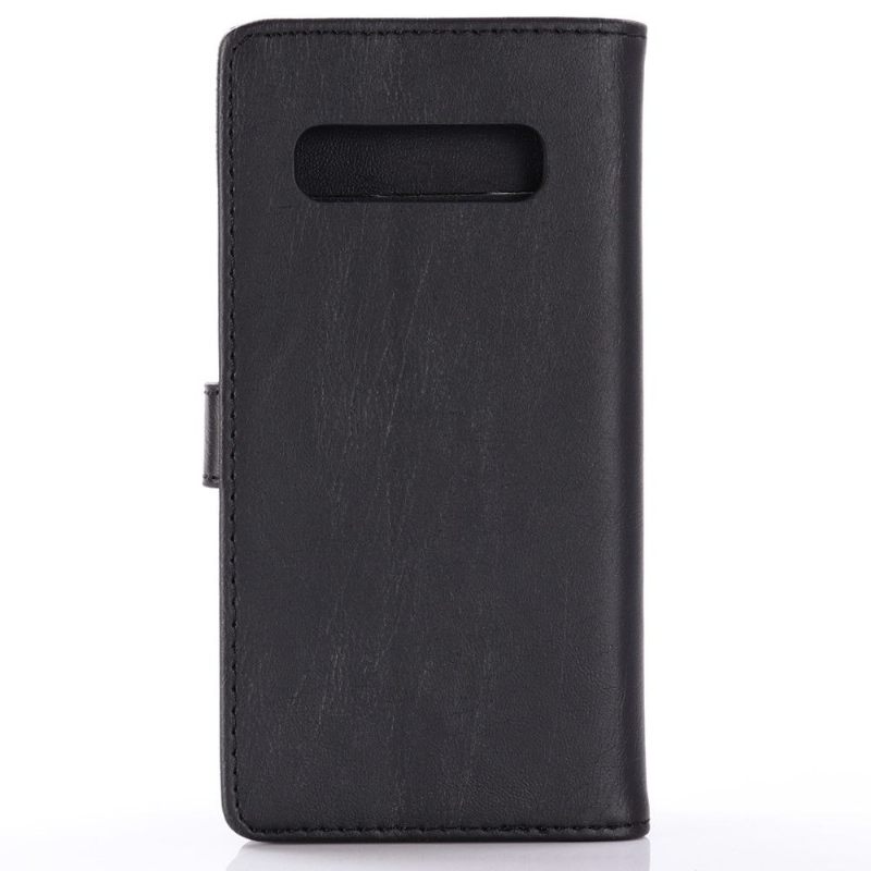 δερματινη θηκη Samsung Galaxy S10 Plus Faux Leather Retro