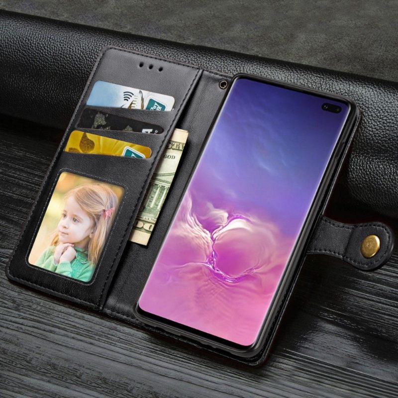 δερματινη θηκη Samsung Galaxy S10 Plus Indila Faux Leather