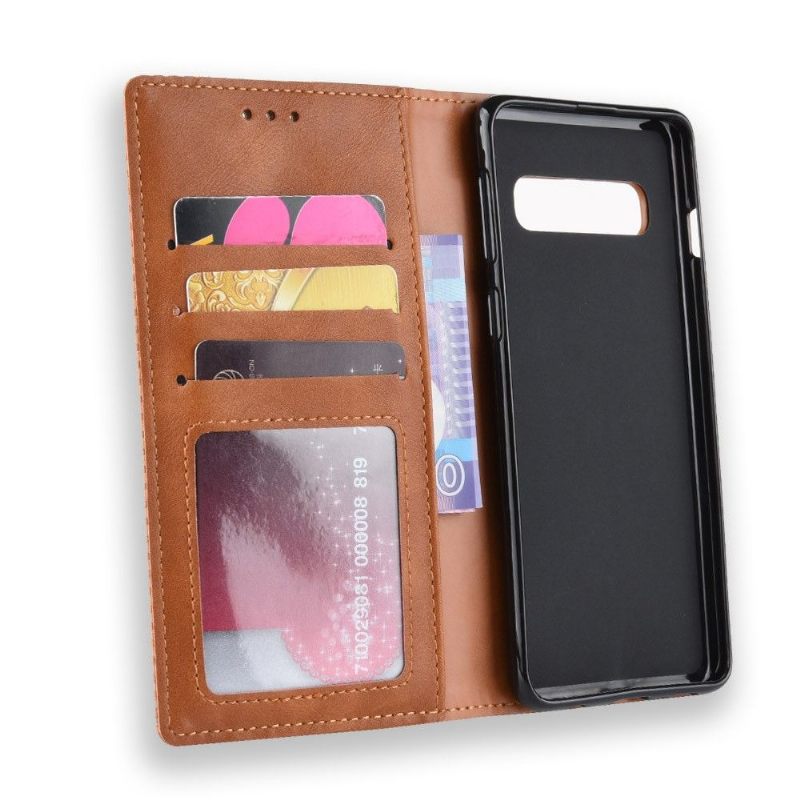 δερματινη θηκη Samsung Galaxy S10 Plus Leather Style Le Cirénius