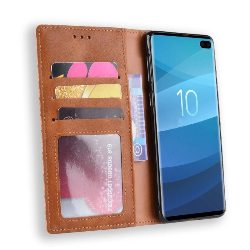 δερματινη θηκη Samsung Galaxy S10 Plus Leather Style Le Cirénius