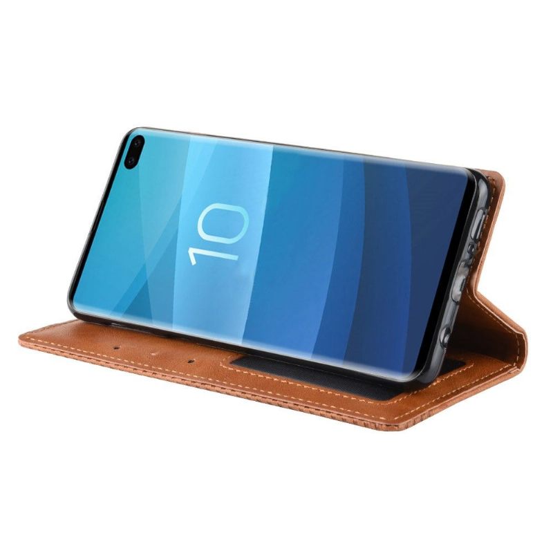 δερματινη θηκη Samsung Galaxy S10 Plus Leather Style Le Cirénius