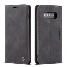 δερματινη θηκη Samsung Galaxy S10 Plus Premium Imitation Leather