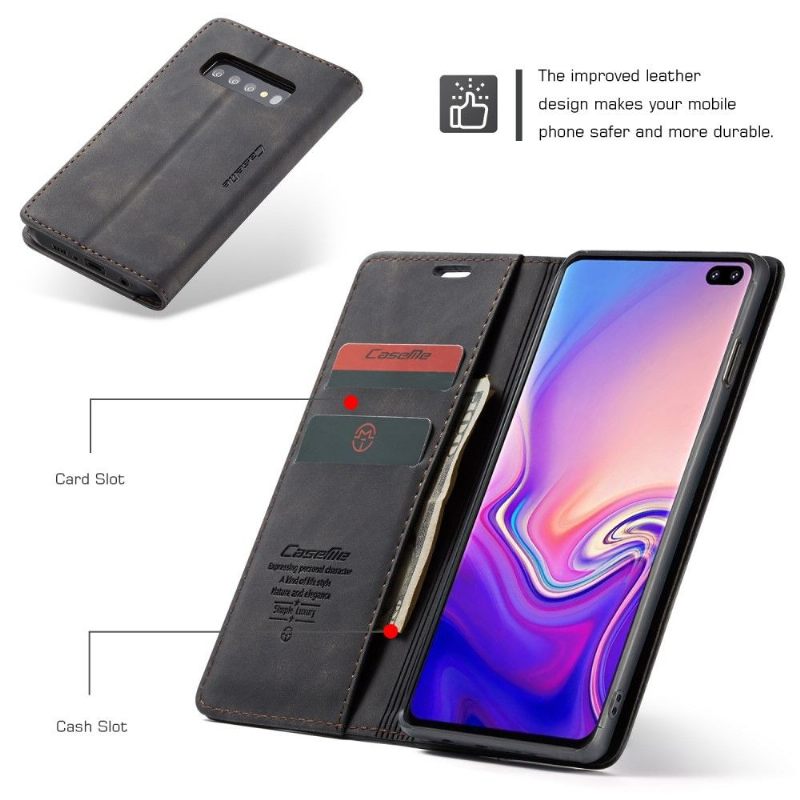 δερματινη θηκη Samsung Galaxy S10 Plus Premium Imitation Leather