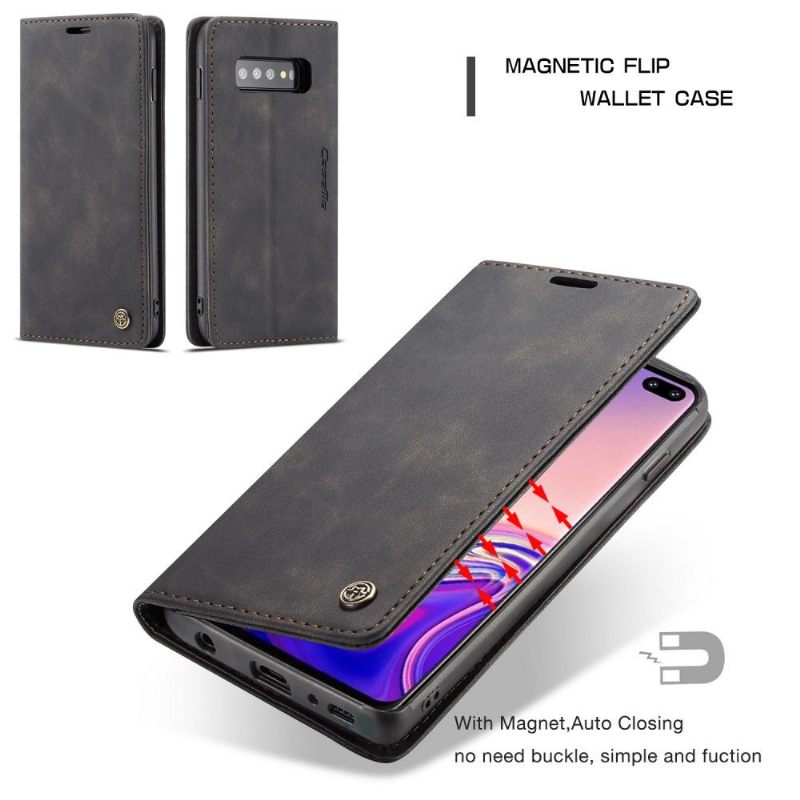 δερματινη θηκη Samsung Galaxy S10 Plus Premium Imitation Leather