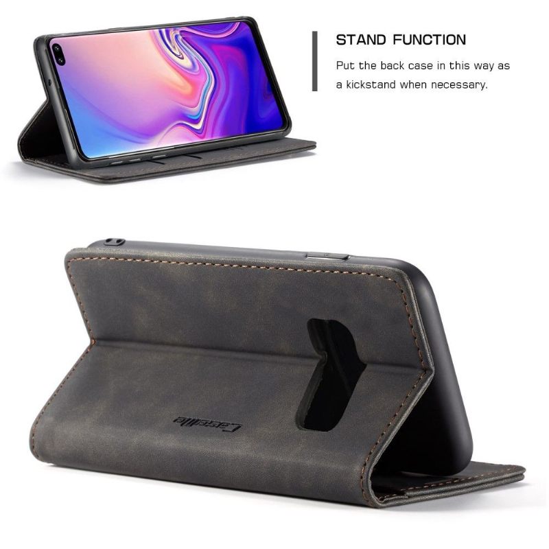 δερματινη θηκη Samsung Galaxy S10 Plus Premium Imitation Leather