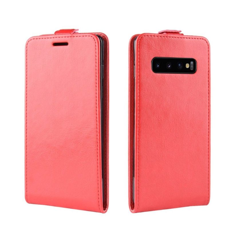 δερματινη θηκη Samsung Galaxy S10 Plus Θήκη Flip Faux Leather Vertical