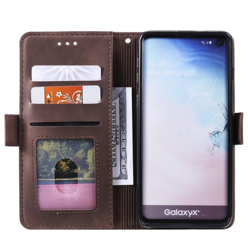 Κάλυμμα Samsung Galaxy S10 Plus Vintage Pocket