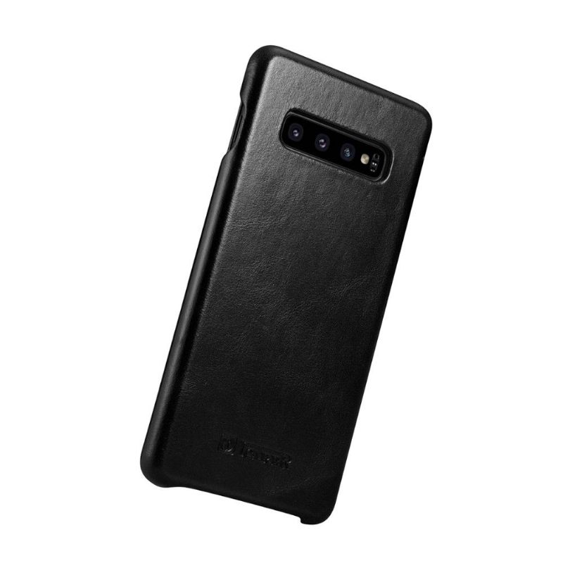 Θήκη Flip Samsung Galaxy S10 Plus Vintage Γνήσιο Δέρμα