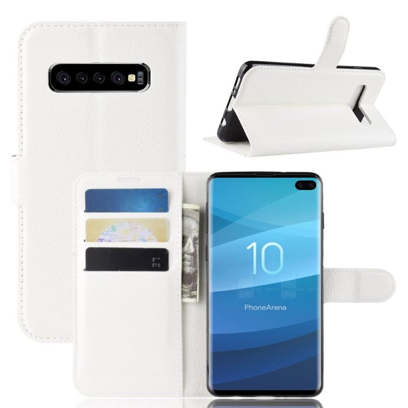 θηκη πορτοφολι Samsung Galaxy S10 Plus Style Δερμάτινη Θήκη Για Κάρτες