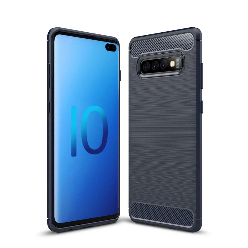 Θήκη Samsung Galaxy S10 Plus Carbon Brushed Gel