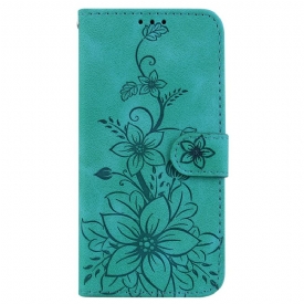 Δερματινη Θηκη Motorola Edge 50 Pro Floral Pattern