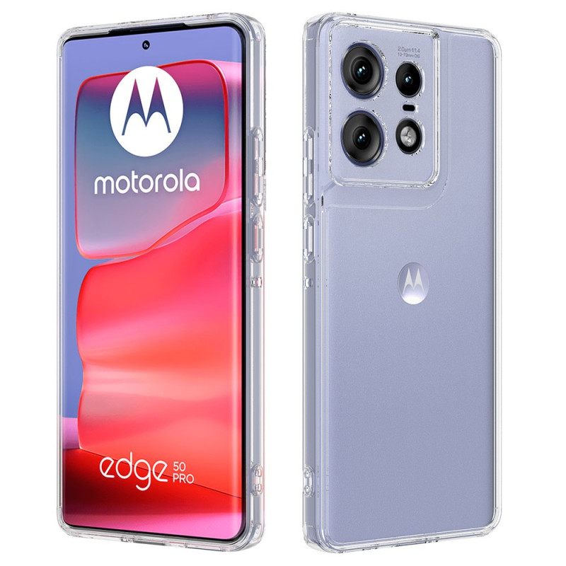 Κάλυμμα Motorola Edge 50 Pro Διαφανές Σιλικόνης