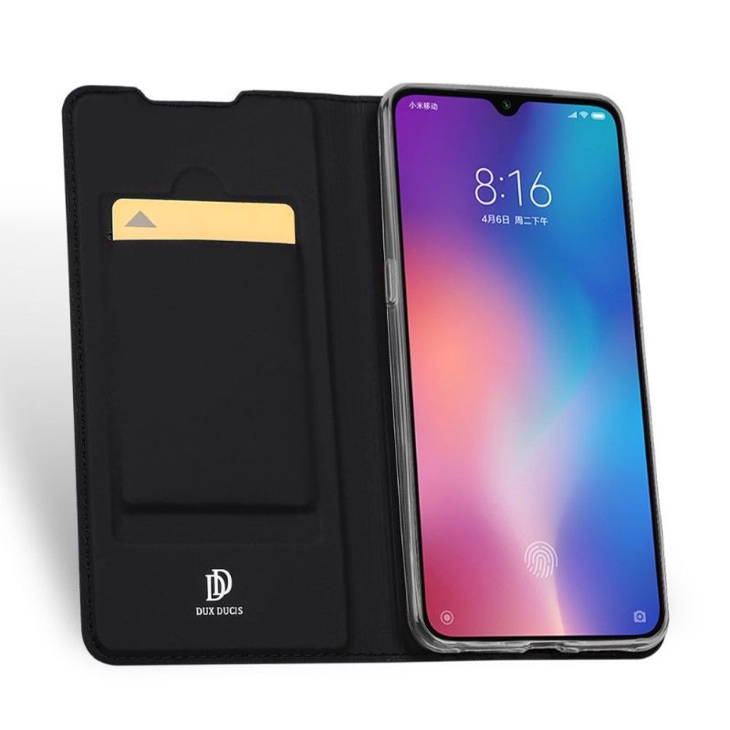 Θήκη Flip Xiaomi Mi 9 Επαγγελματική Απομίμηση Δέρματος